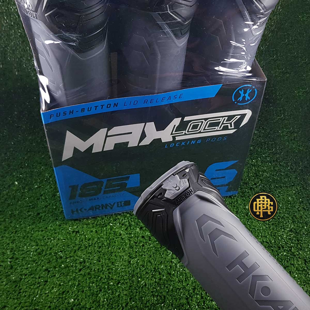 MaxLock Pods - Lock Lid 185 Rounds - Graphite 6-Pack