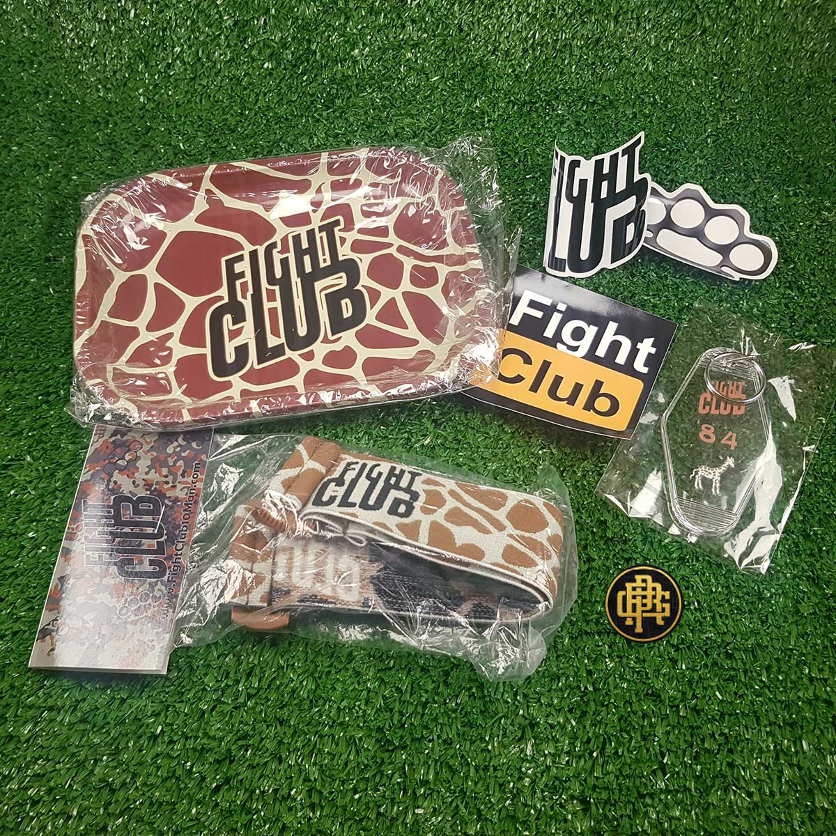 Woven Goggle Strap - Fight Club - Giraffe