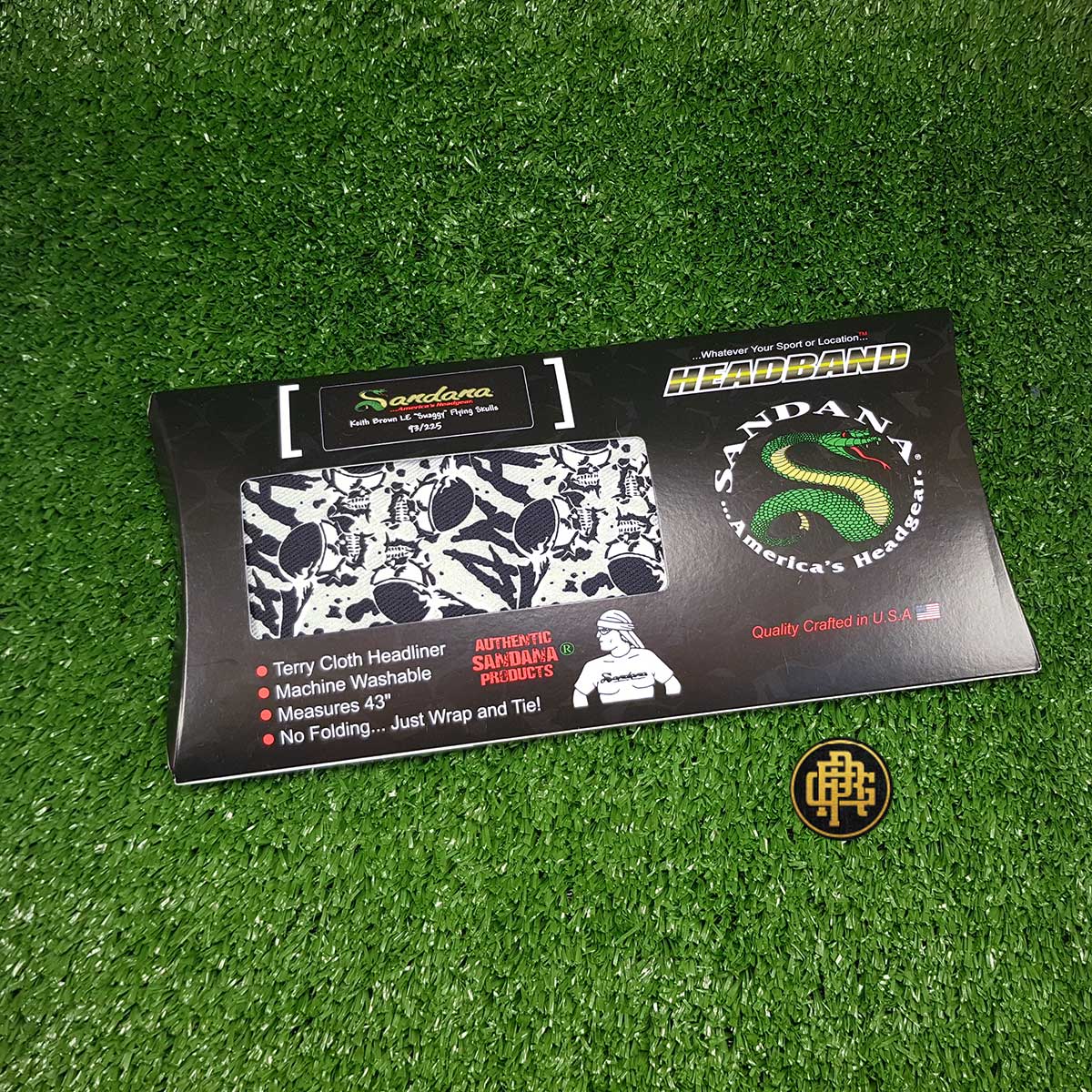 Headband - "Swaggy" Flying Skulls - 93 of 225