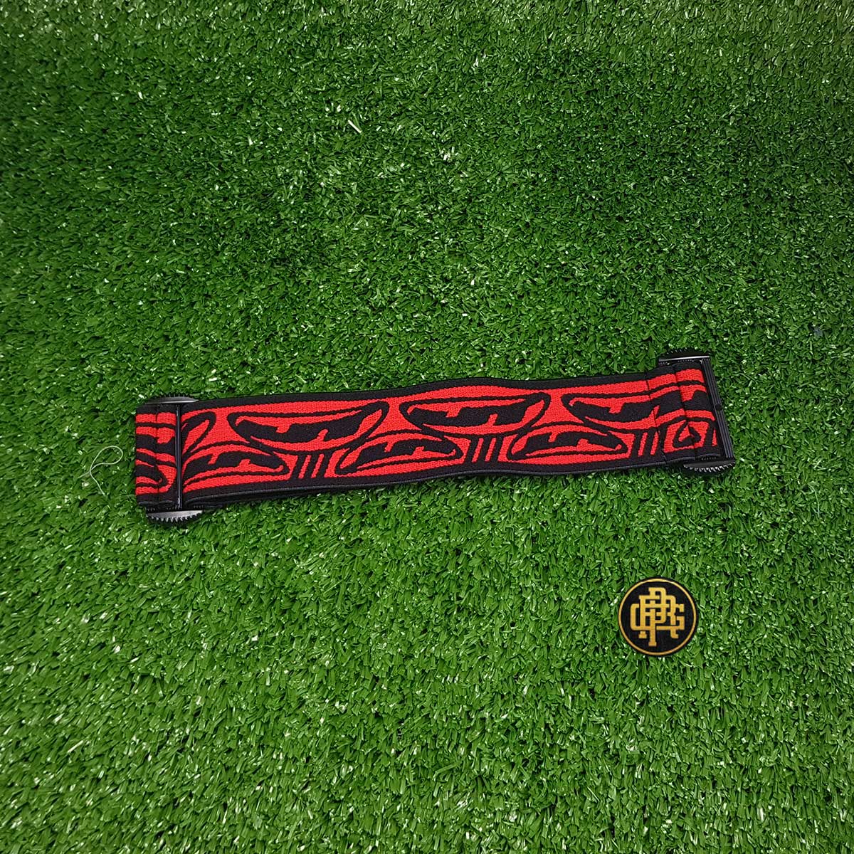 Woven Goggle Strap - Ice Red