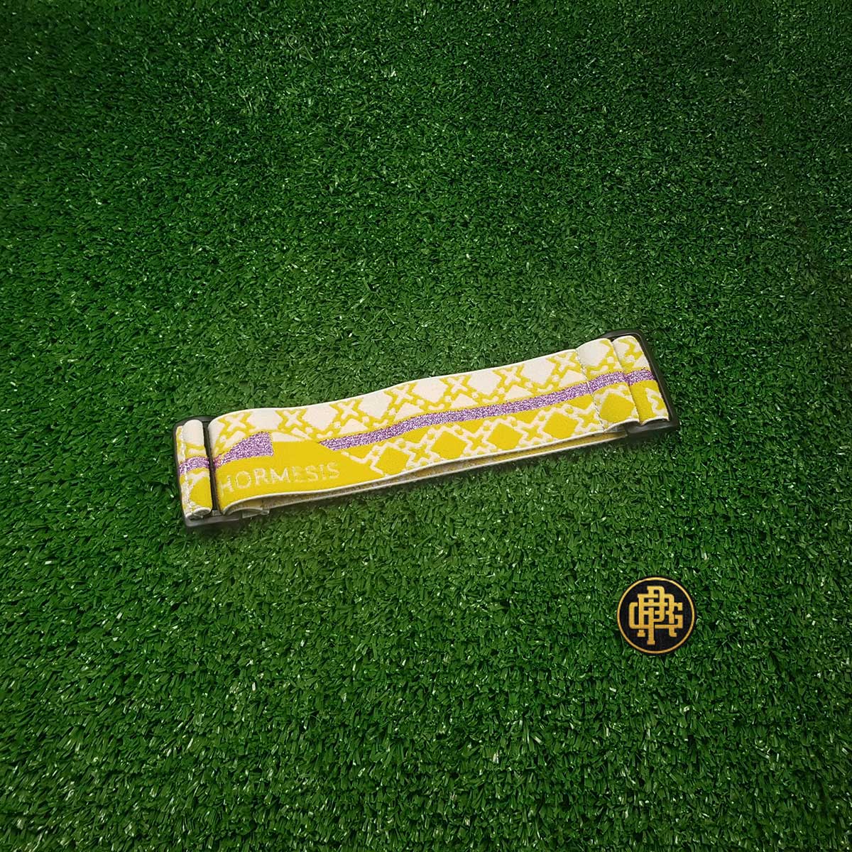 Woven Goggle Strap - Parabola Yellow