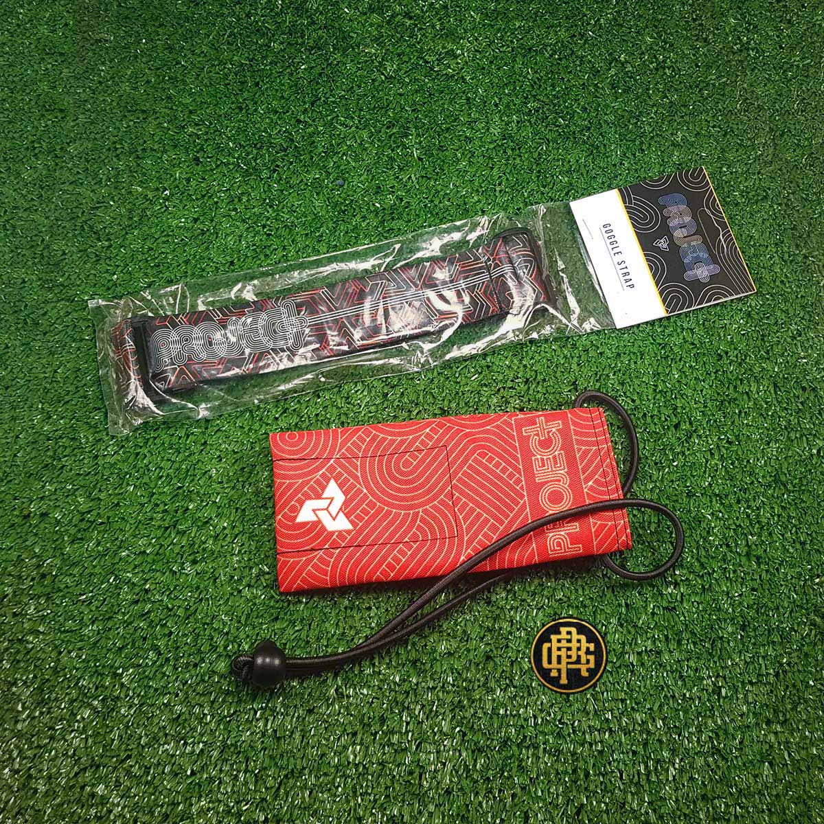 Secret Drop - Psychedelic Strap & Barrel Bag - Dark Red