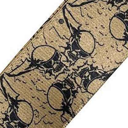 Sublimation Goggle Strap - Flying Skull - Earth Tone Collection